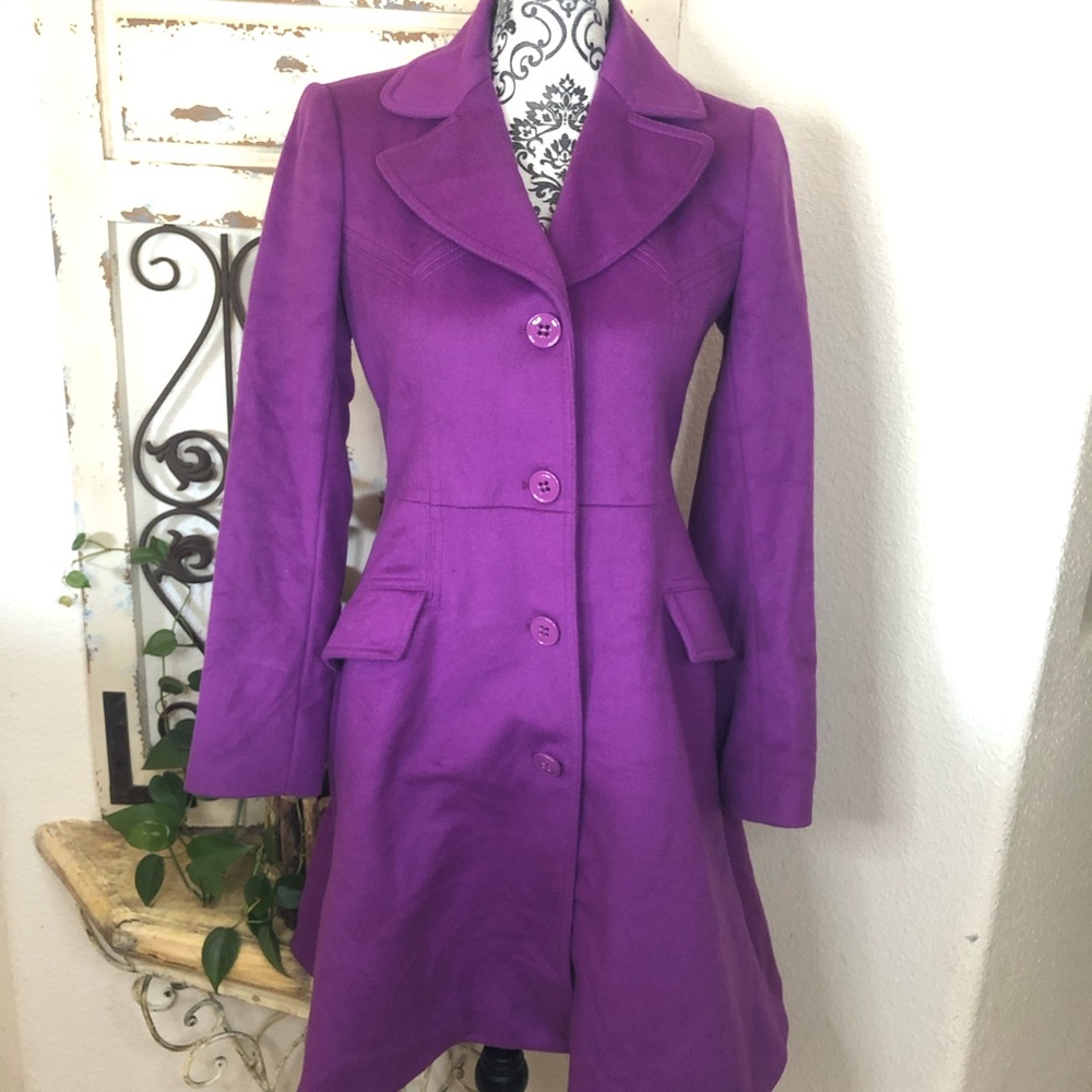 Reiss Purple Pea Coat